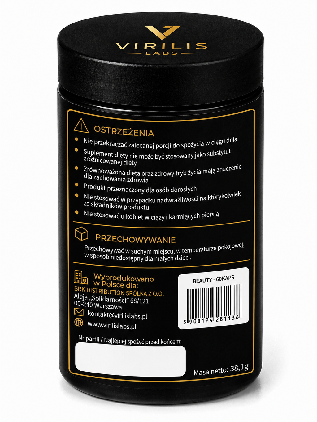VIRILIS LABS Beauty Premium 60 kapsułek
