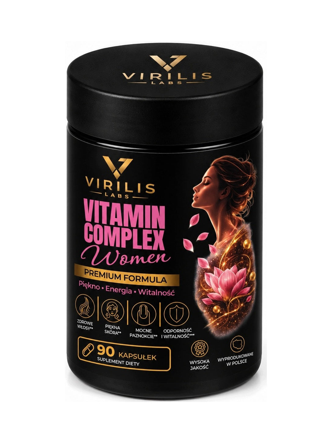 VIRILIS LABS Vitamin Complex Women 90 kapsułek – składnik zestawu