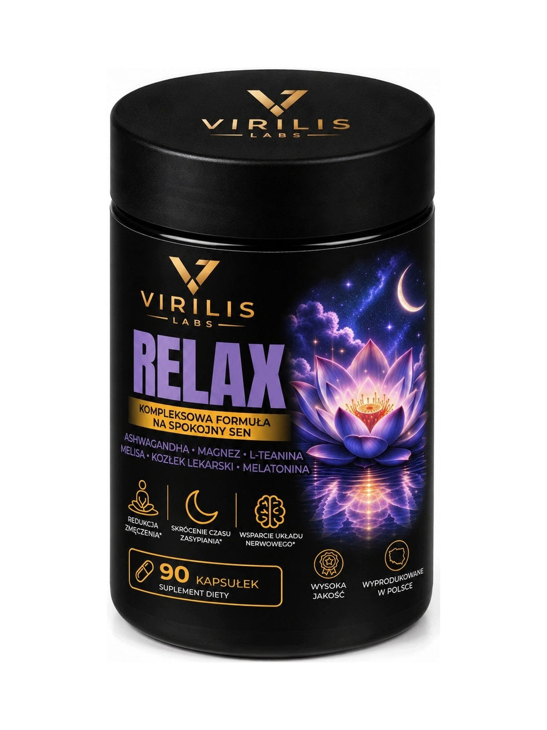 VIRILIS LABS Relax – 90 kapsułek
