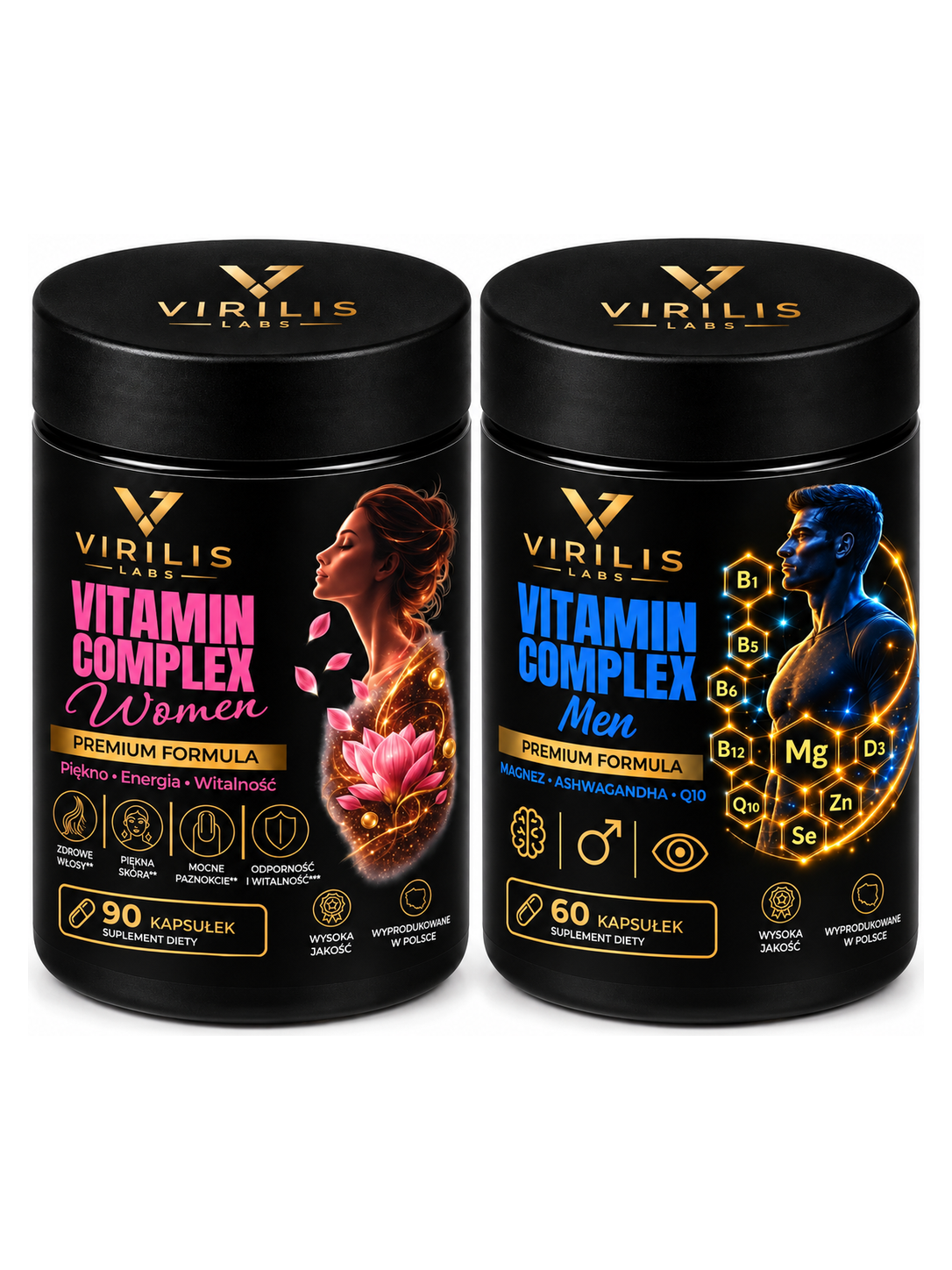 VIRILIS LABS Dla niej i dla niego – Women + Men – oba produkty w zestawie