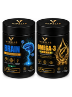 VIRILIS LABS Focus – Brain 90 + Omega 3 Forte 90 – oba produkty w zestawie