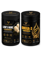 VIRILIS LABS Lion’s Mane + Omega 3 Forte 90 – zestaw – oba produkty w zestawie